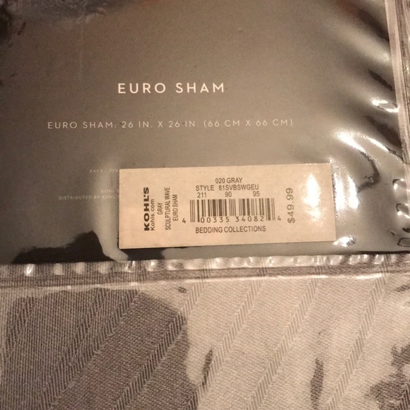 Simply Vera Vera Wang Euro Sham - Picture 3 of 4
